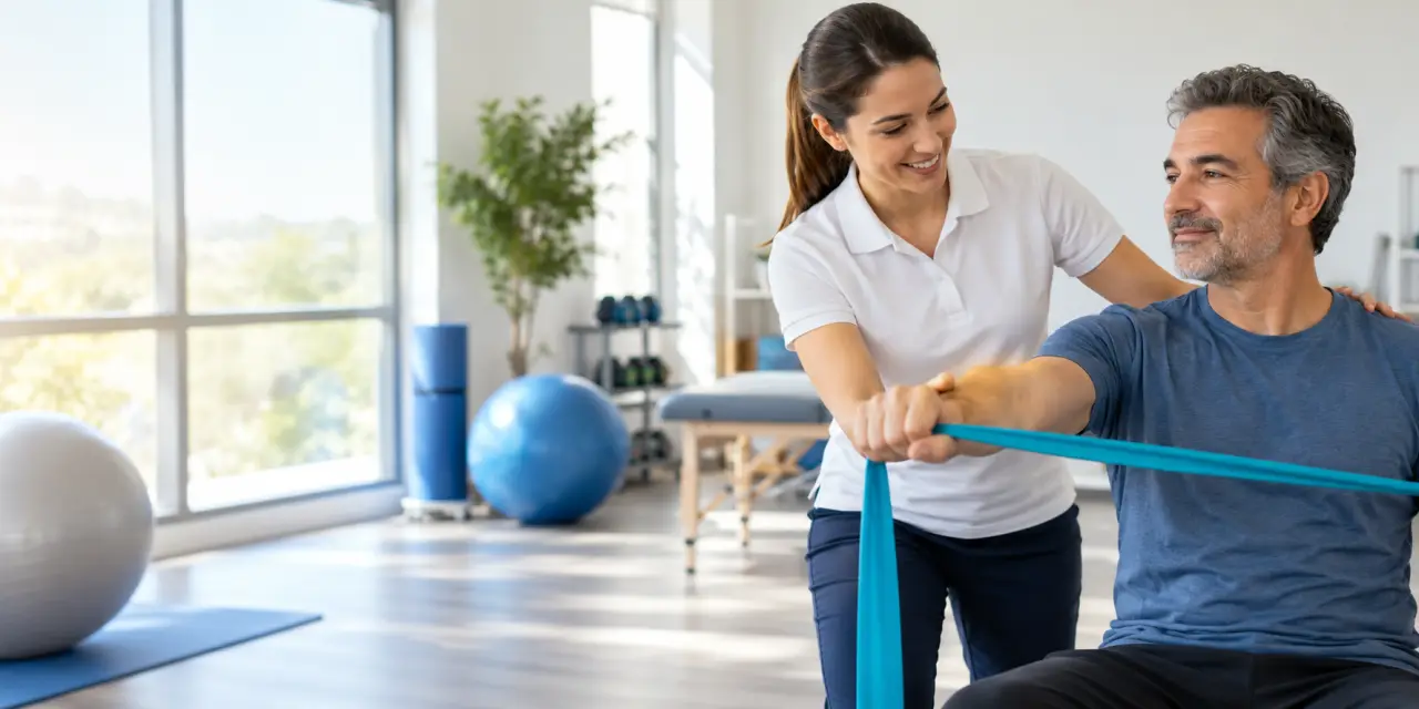 Physiothérapie : définition, différences avec la kiné et place des exercices